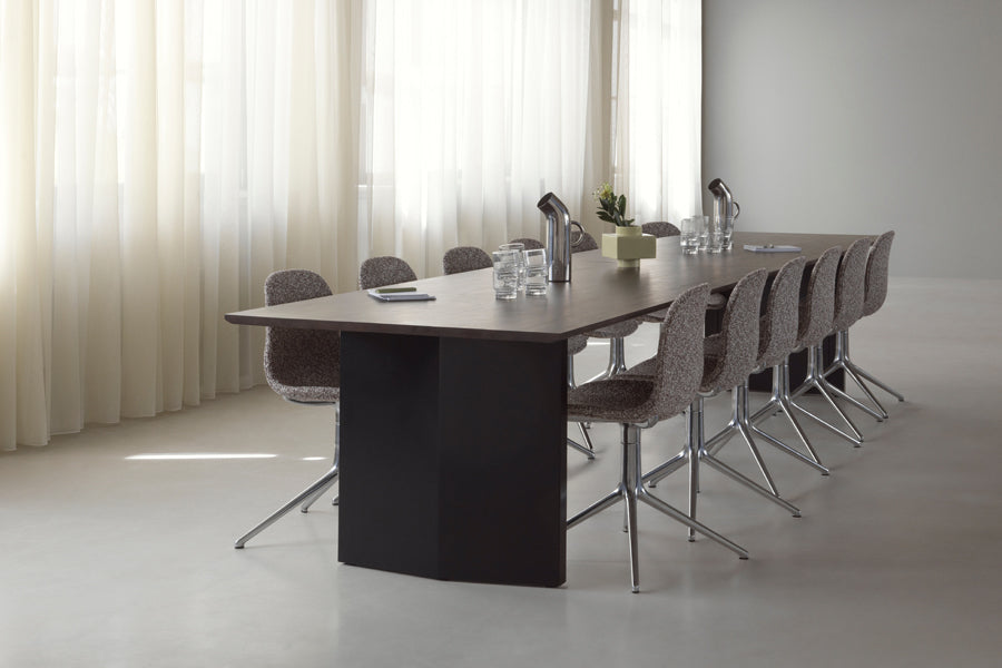 Panel Table by Normann Copenhagen, showing panel table in live shot.
