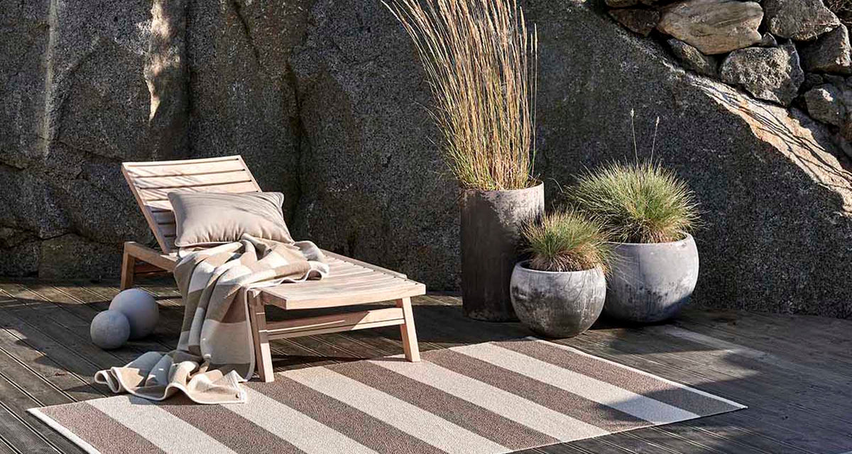 BOB Mud Runner Rug by Pappelina, showing bob mud runner rug in live shot.