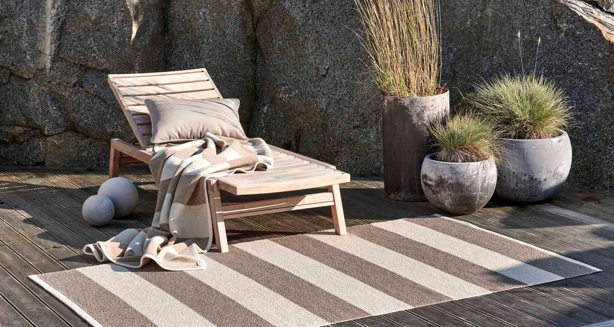 BOB Pine Runner Rug by Pappelina, showing bob pine runner rug in live shot.