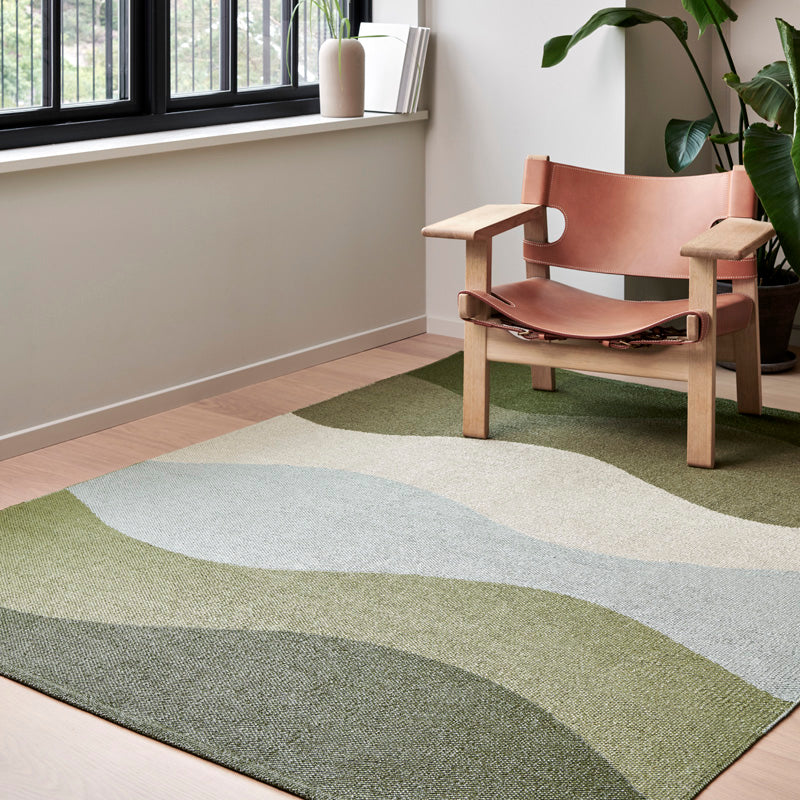 Urvi Woods Runner Rug by Pappelina, showing urvi woods runner rug in live shot.