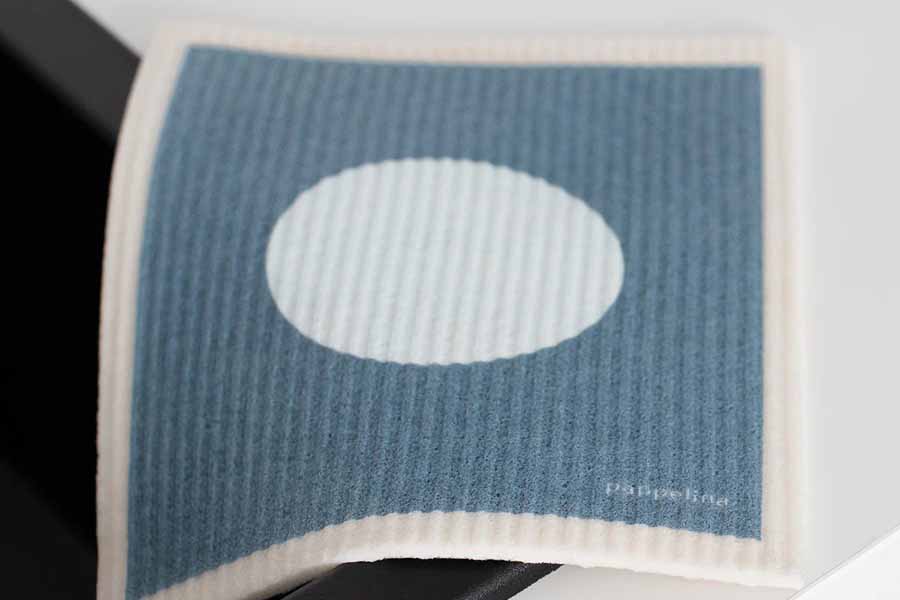 VERA POP Dish Cloth by Pappelina, showing vera pop dish cloth in live shot.