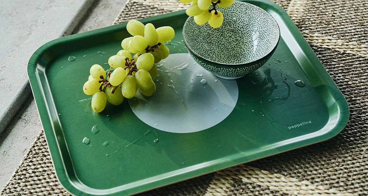 VERA POP Tray by Pappelina, showing vera pop tray in live shot.