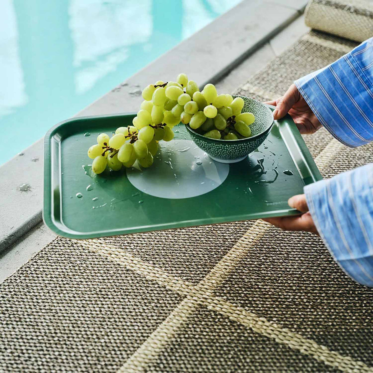 VERA POP Tray by Pappelina, showing vera pop tray in live shot.