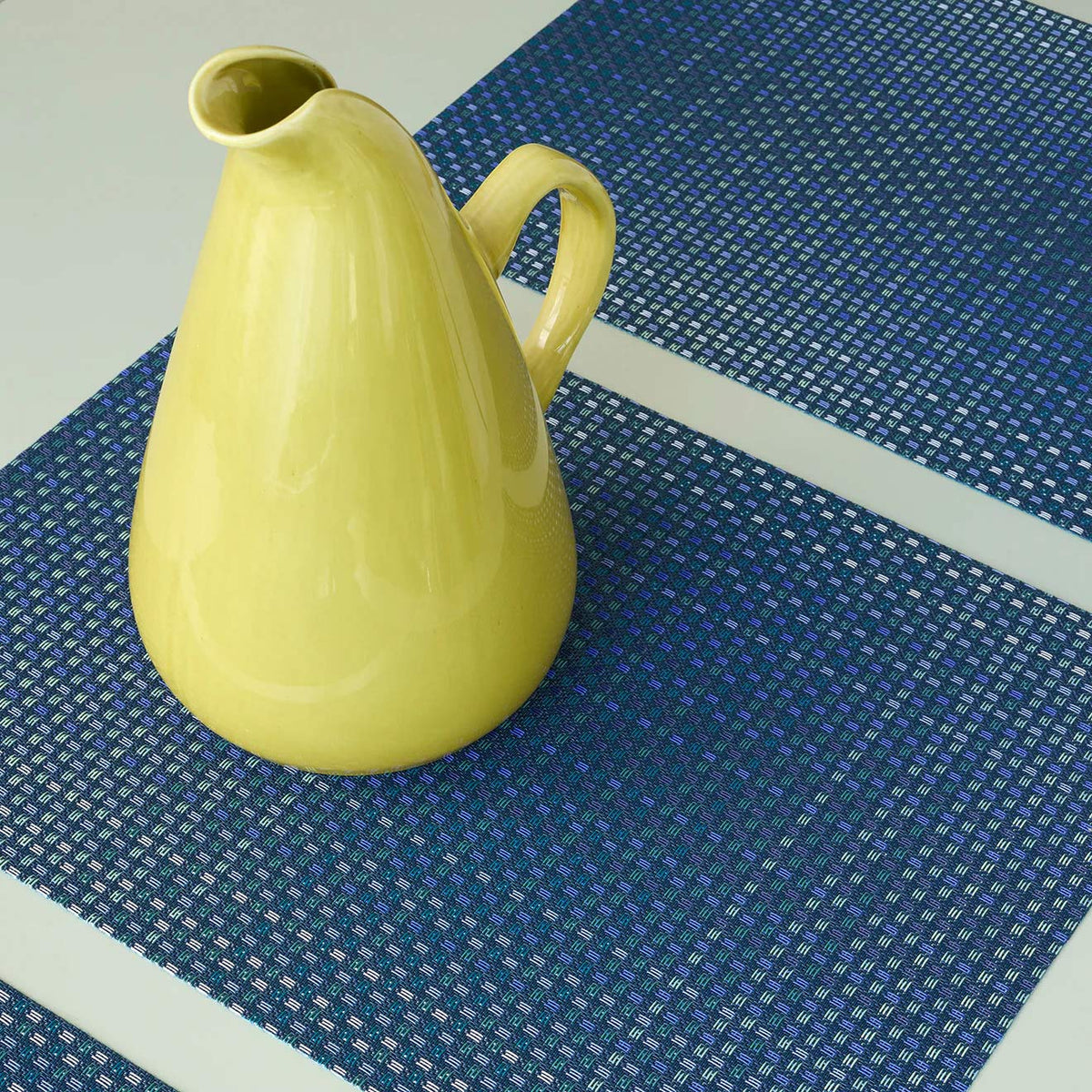 Parade Placemat by Chilewich, showing closeup view of parade placemats in live shot.
