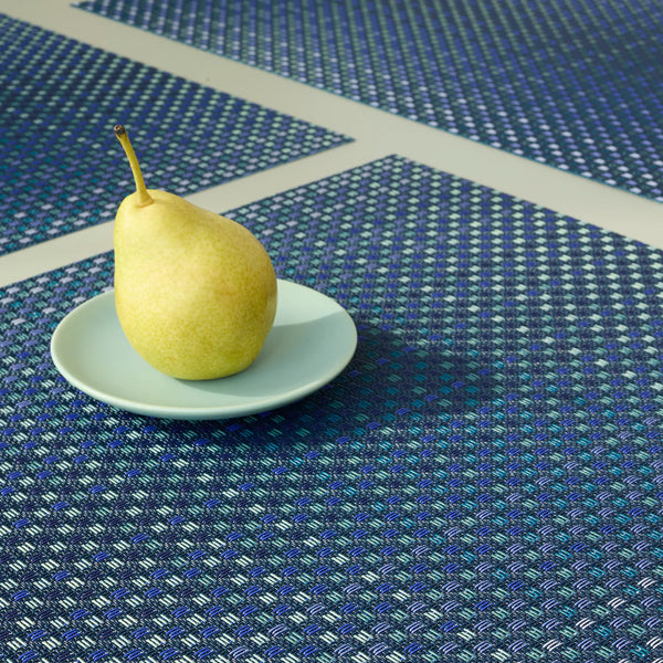Parade Placemat by Chilewich, showing closeup view of parade placemats in live shot.
