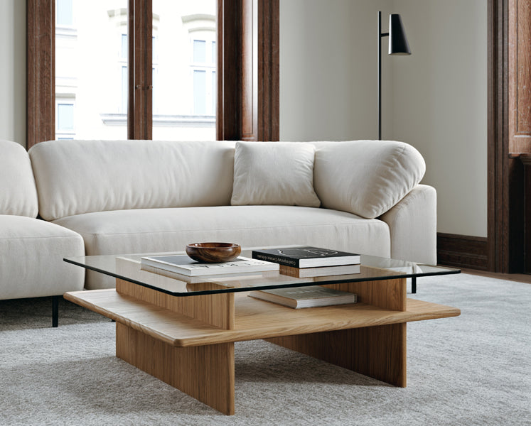 Parallel Coffee Table by Would, showing parallel coffee table in live shot.