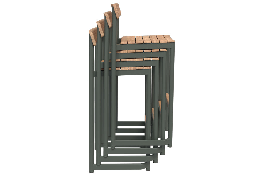 Pelagus Stool by Fritz Hansen, showing group view of pelagus stool.