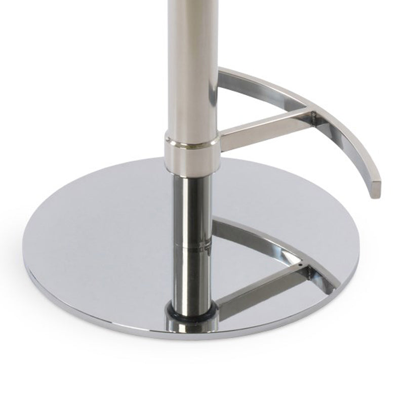 Pera Piston Stool T Footrest by SohoConcept, showing closeup view of pera piston stool t footrest.