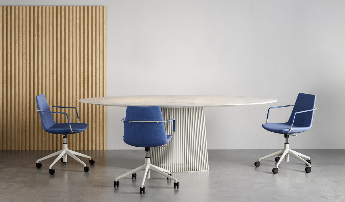 Pera Premium Office Chair by B&T, showing pera premium office chairs in live shot.