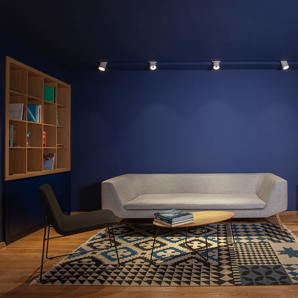 Pera Sled Lounge Chair by B&T, showing pera sled lounge chair in live shot.