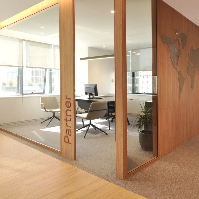 Pera Swivel Lounge Chair by B&T, showing pera swivel lounge chairs in live shot.