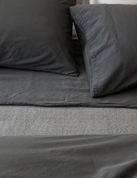 Perla Bedding Collection by Area, showing closeup view of perla bedding collection in live shot.
