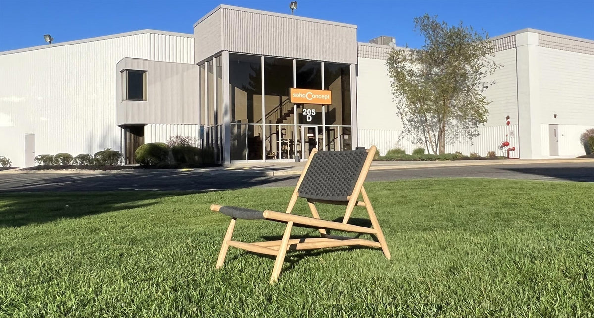 Phuket Lounge Chair by SohoConcept, showing phuket lounge chair in live shot.