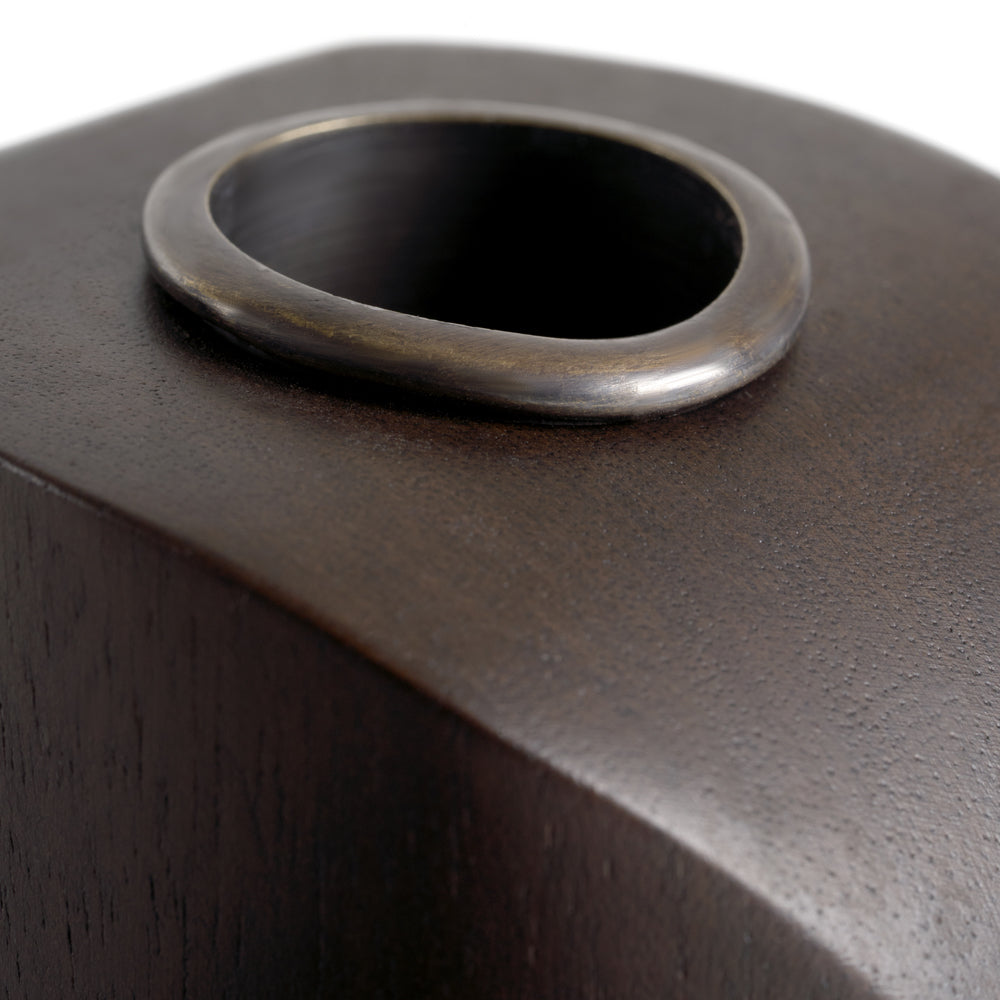PI Candle Holders - Set of 3 by Ethnicraft, showing closeup view of pi candle holders - set of 3.