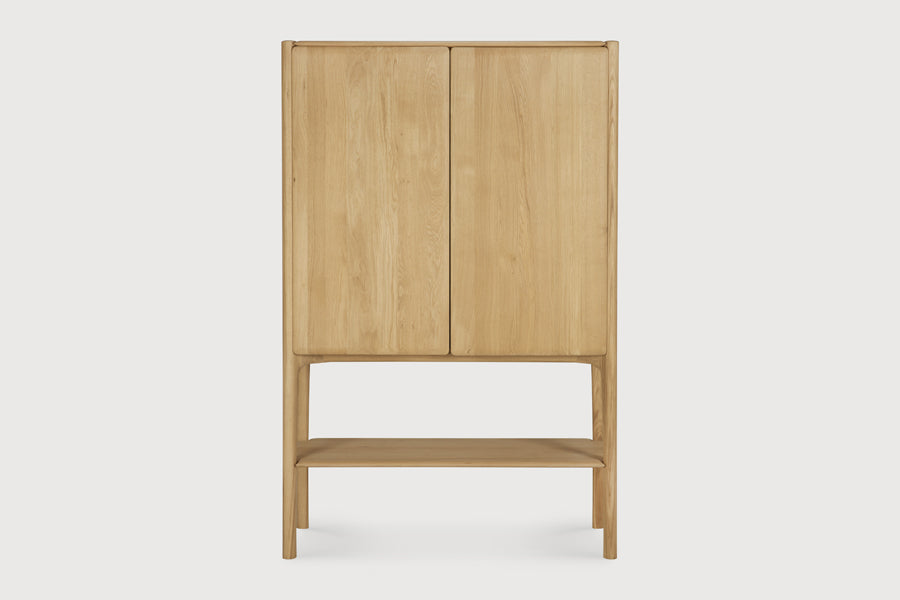 PI Cupboard by Ethnicraft, showing front view of pi cupboard in studio shot.