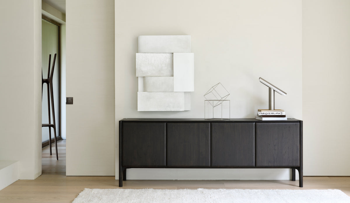 PI Sideboard by Ethnicraft, showing pi sideboard in live shot.