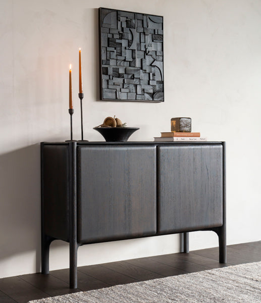PI Sideboard by Ethnicraft, showing pi sideboard in live shot.