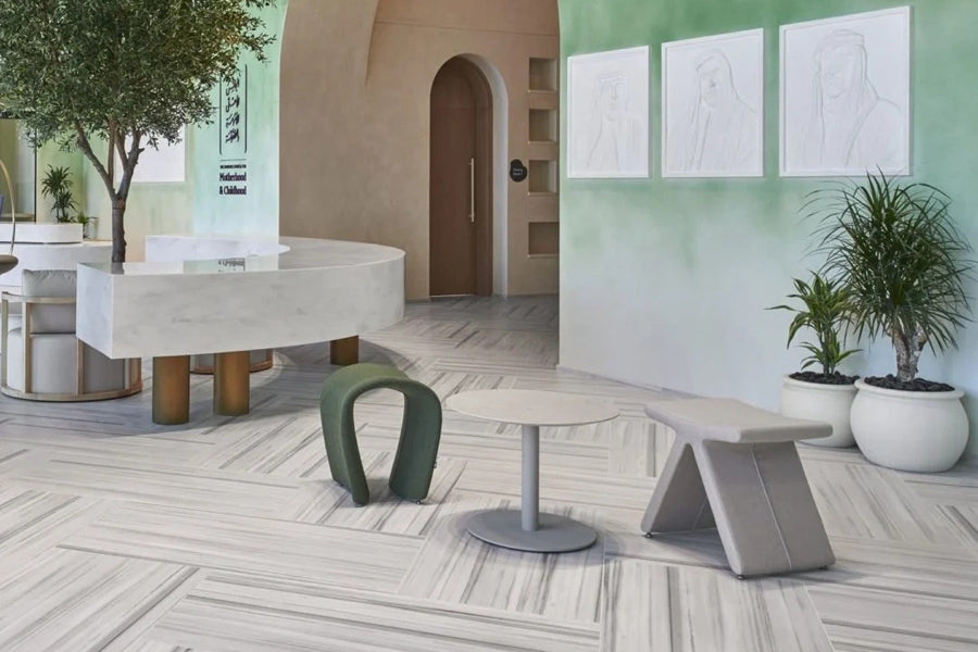 Pi Stool by B&T, showing pi stool in live shot.
