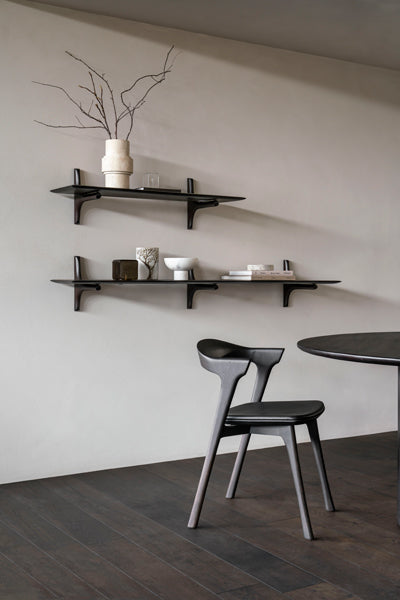 PI Wall Shelf by Ethnicraft, showing pi wall shelf in live shot.