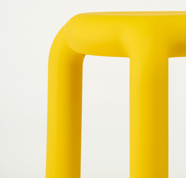 Piccolo Stool by Toou, showing closeup view of piccolo stool in live shot.
