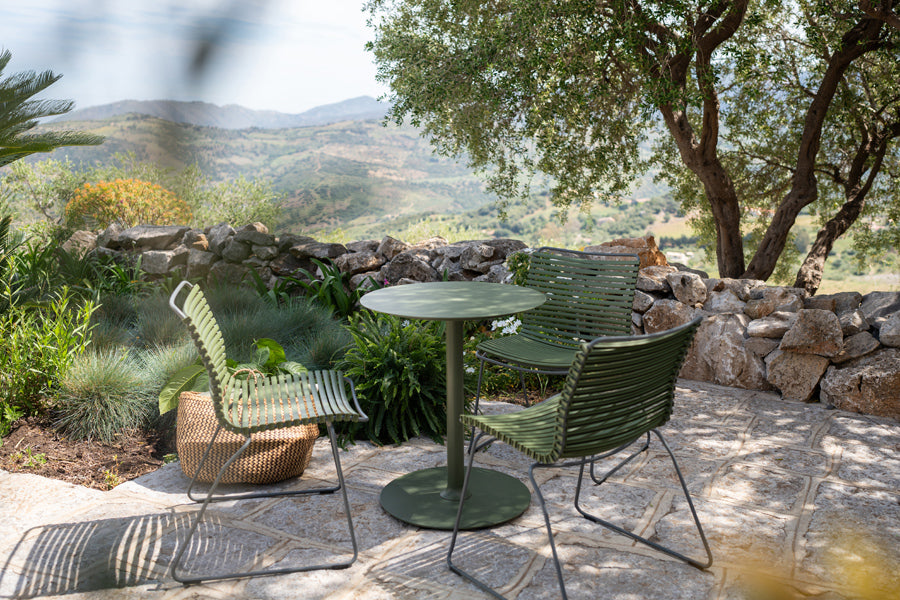 Pico Cafe table by Houe, showing pico cafe table in live shot.