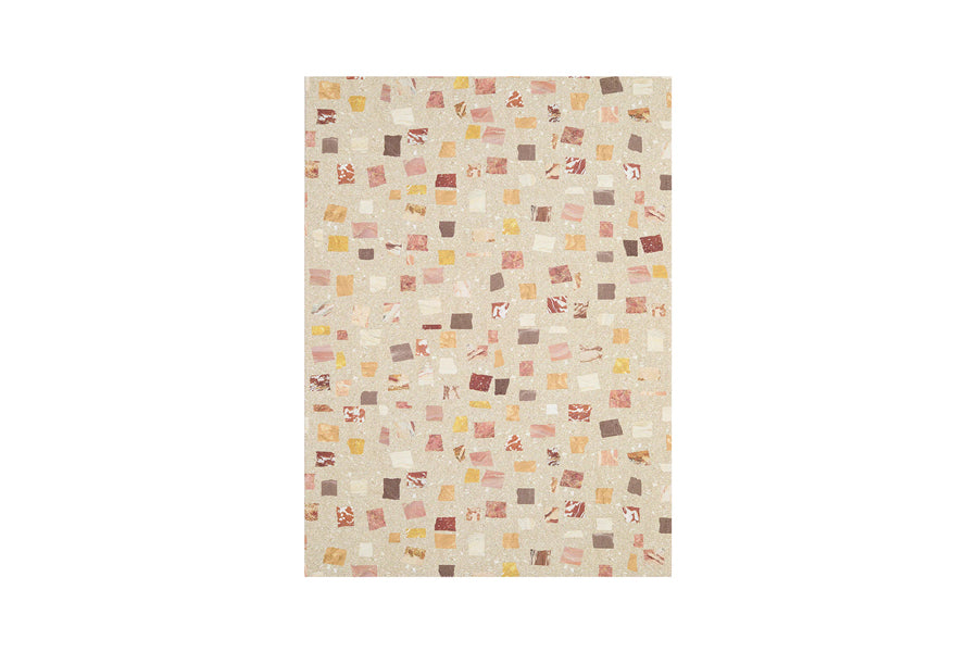 Pietra Woven Floor Rug by Chilewich, showing pietra woven floor rug in desert pietra.