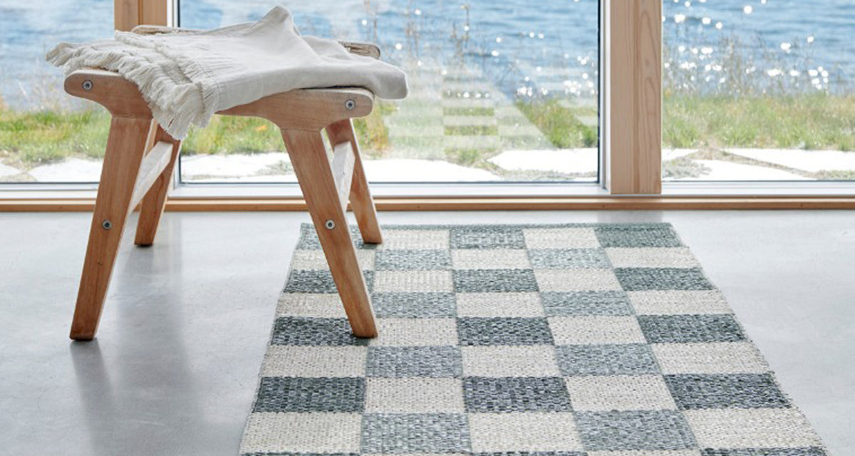 Pix Army & Vanilla with Sage Rug by Pappelina, showing pix army & vanilla with sage rug in live shot.