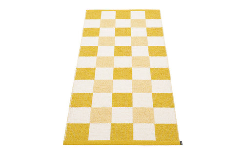 Pix Mustard & Vanilla with Pale Yellow Rug by Pappelina - 2.5' x 5.25'.