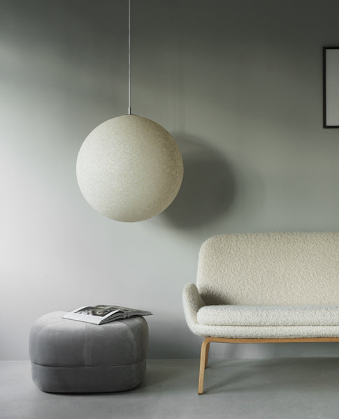Pix Pendant Lamp by Normann Copenhagen, showing pix pendant lamp in live shot.