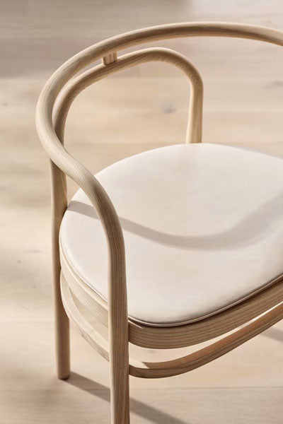 PK15 Chair by Fritz Hansen, showing closeup view of pk15 chair.