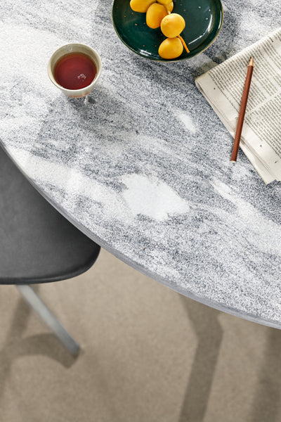PK54 Table by Fritz Hansen, showing pk54 table in live shot.