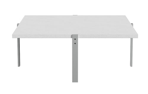 PK65 Coffee Table by Fritz Hansen - White Honed Marble.
