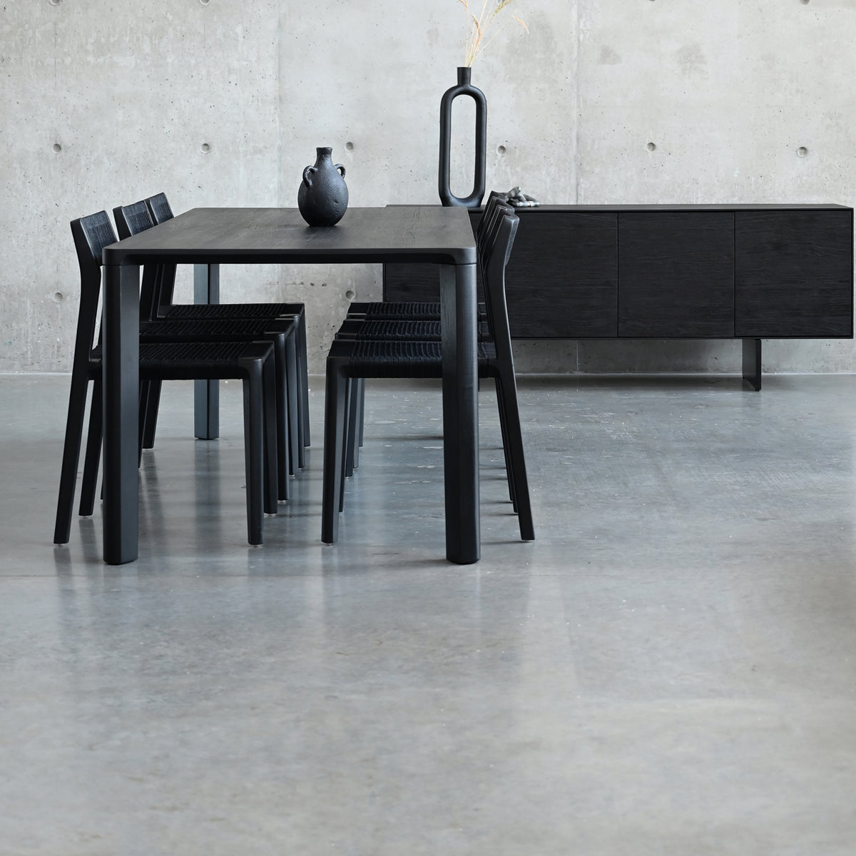 Plank Dining Table by Mobital, showing plank dining table in live shot.