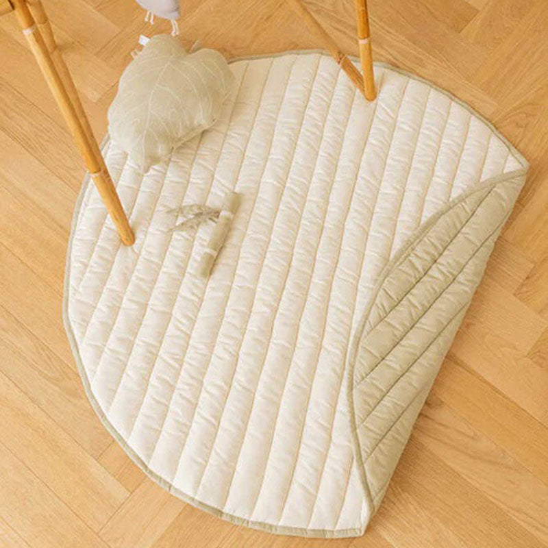 Playmat Bamboo Leaf by Lorena Canals, showing playmat bamboo leaf in live shot.