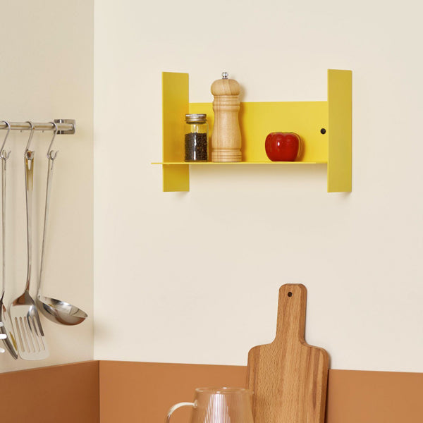 PLI Wall Shelf by TipToe, showing pli wall shelves in live shot.