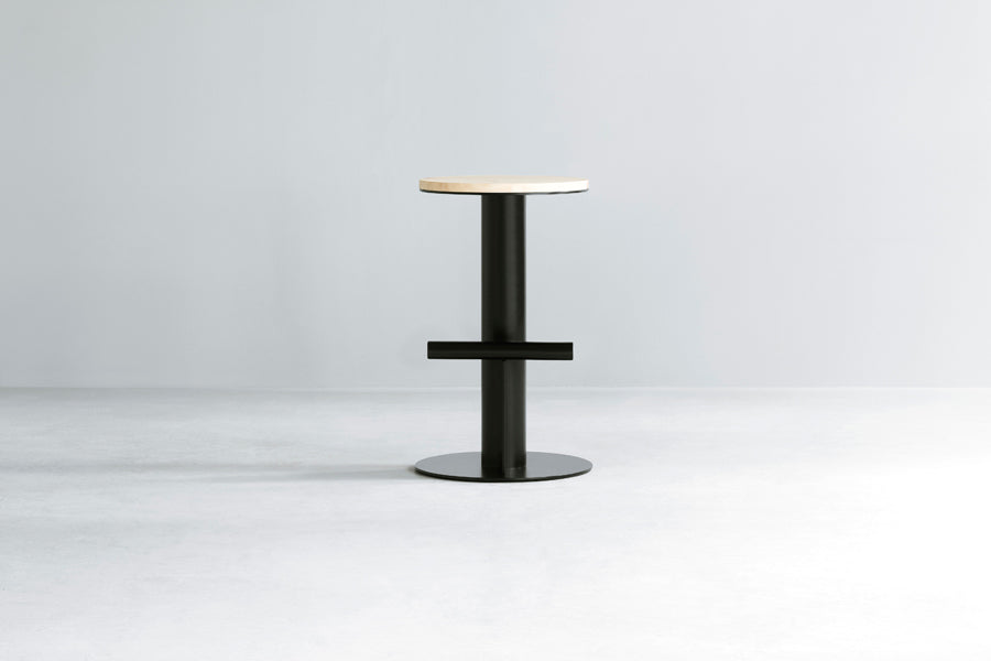 Pole Barstool by Normann Copenhagen, showing pole barstool in live shot.