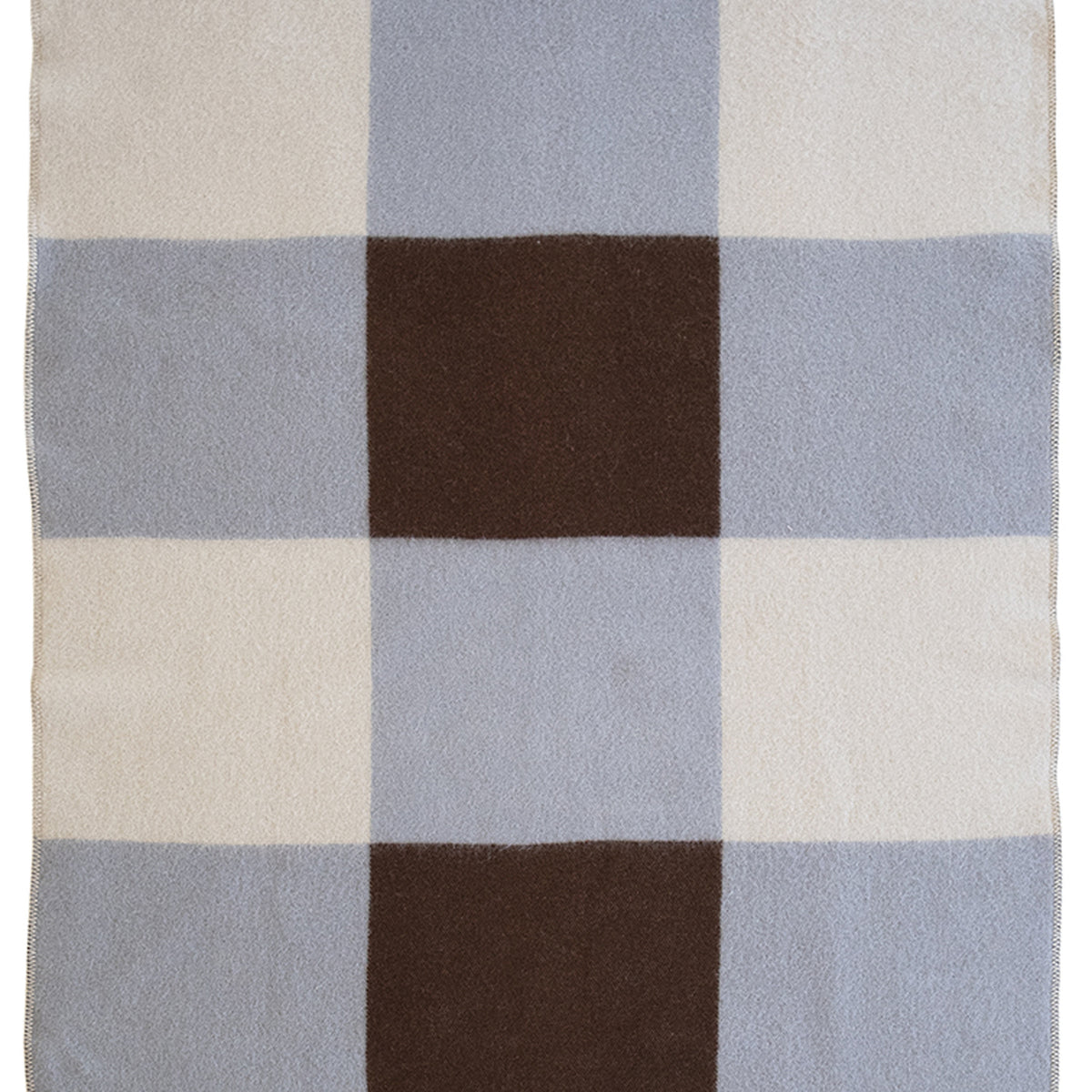Pop Wool Blanket by Brita, showing closeup view of pop wool blanket.