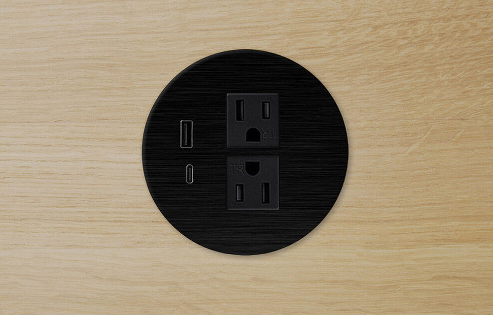 Power Circle by Ethnicraft, showing front view of power circle