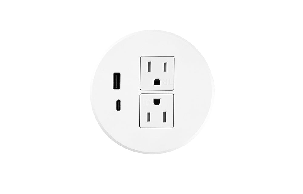Power Circle by Ethnicraft - White.