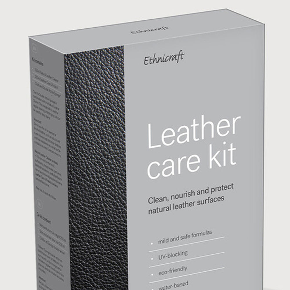 Ethnicraft Leather Care Kit by Ethnicraft, showing closeup view of Ethnicraft Leather Care Kit 