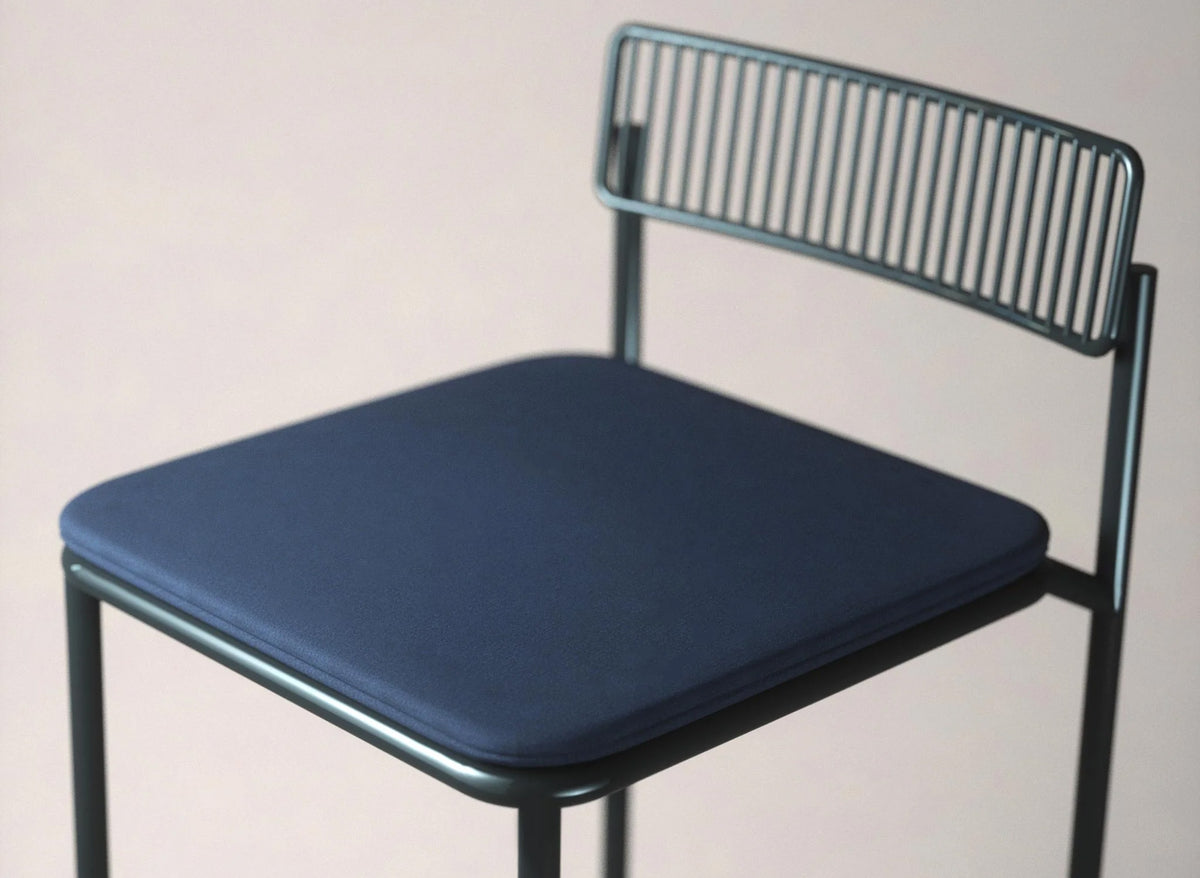 Rachel Bar Stool by Bend, showing closeup view of rachel bar stool in live shot.