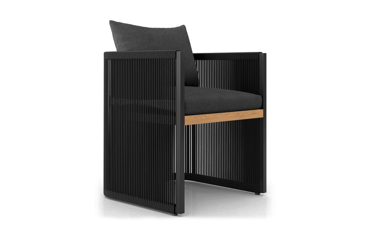 Ravelle Dining Chair by Viesso - Peppercorn Fabric.