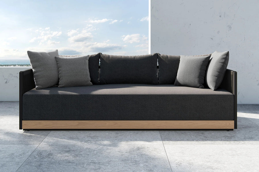 Ravelle Sofa by Viesso, showing ravelle sofa in live shot.