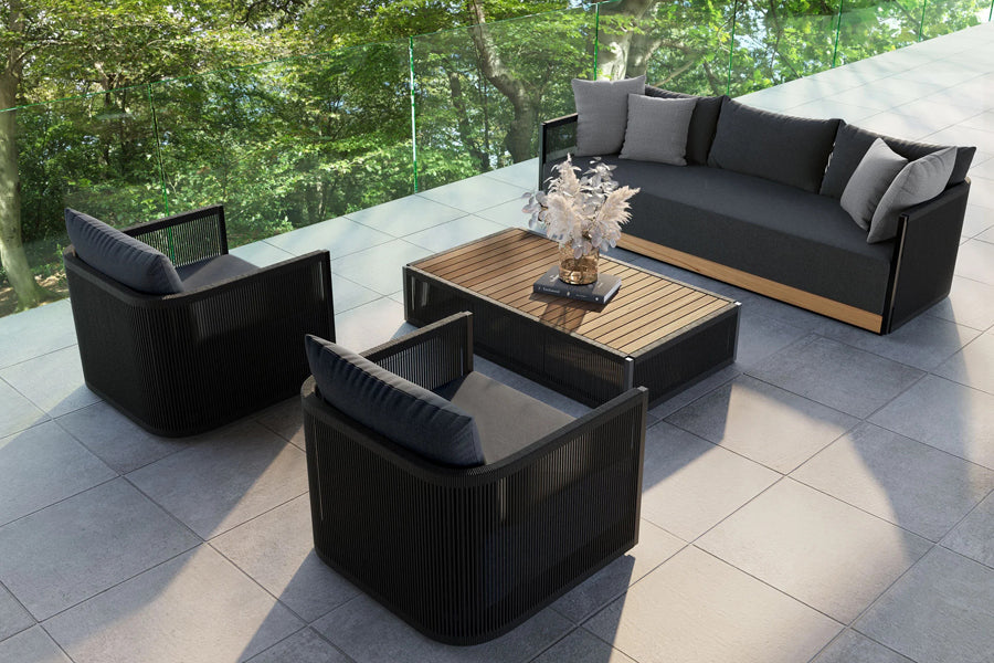 Ravelle Sofa by Viesso, showing ravelle sofa in live shot.