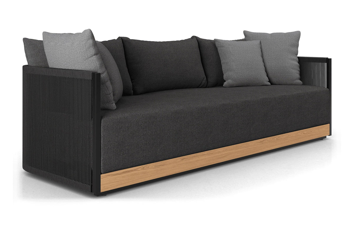 Ravelle Sofa by Viesso - Peppercorn Fabric.