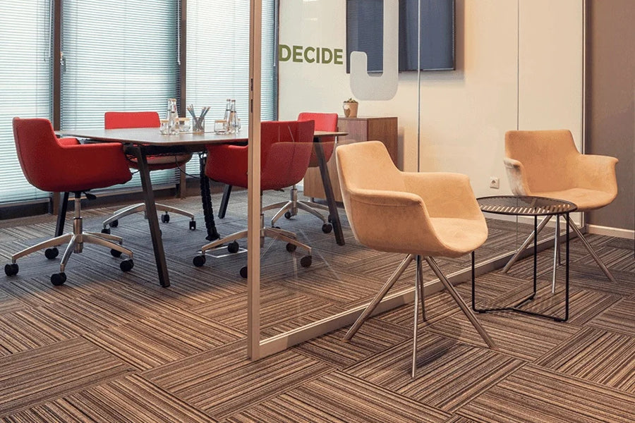 Rego Ellipse Swivel Armchair by B&T, showing rego ellipse swivel armchairs in live shot.