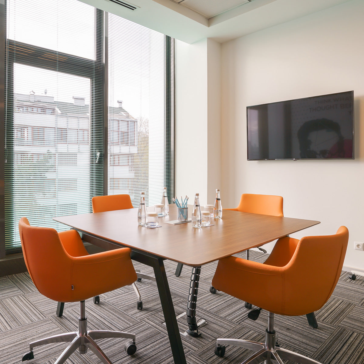 Rego Office Chair by B&T, showing rego office chairs in live shot.