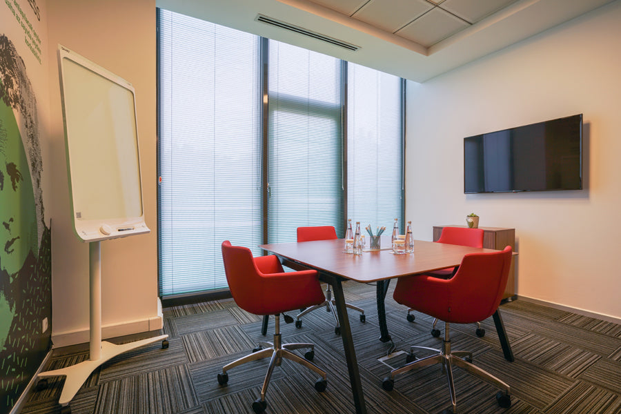 Rego Office Chair by B&T, showing rego office chairs in live shot.