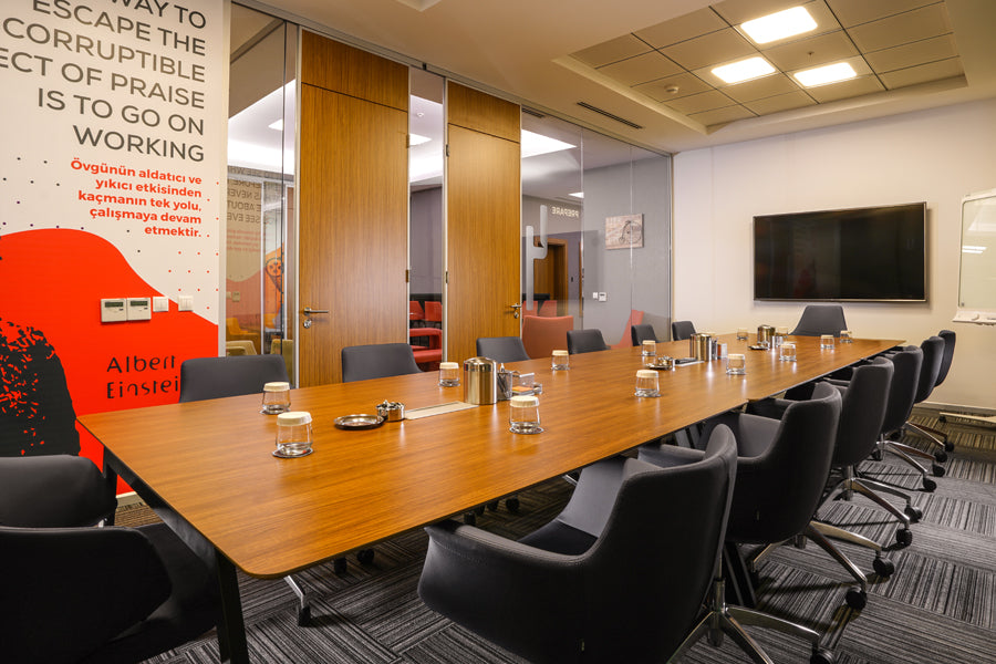 Rego Office Chair by B&T, showing rego office chairs in live shot.