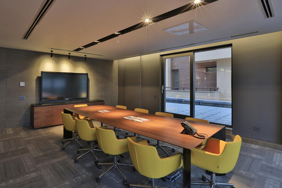Rego Office Chair by B&T, showing rego office chairs in live shot.